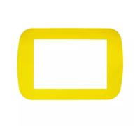 Frames4Floors PVC Floor Label Holders For Warehouse A4 (210mmx295mm) Yellow (Pack 10) - FF4Y/10