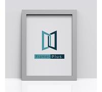 FramesPlus A4 Picture Frame, 21 x 29.7 cm, Light Grey, MDF, Wall and Tabletop Photo Display, Certificate Holder, Poster Frame, Document Display, Gallery Wall Decor
