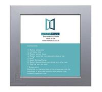 FramesPlus SILVER WOODEN EFFECT PICTURE PHOTO SQUARE FRAMES SIZE: 70cmx70cm, PORTRAIT OR LANDSCAPE READYMADE