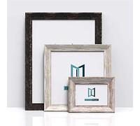 FramesPlus White Distressed 8"x6" (20.3 x 15.2cm) Photo Picture Poster Frames Exmouth Range