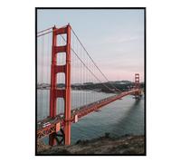 Frametory, 18x24 Aluminum Frame, Metal Wall Mount Frame for Prints with Real Glass, Great for Photos, Artworks, Posters, Puzzle (Black, 1-Pack)