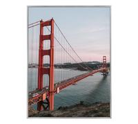 Frametory, 18x24 Aluminum Frame, Metal Wall Mount Frame for Prints with Real Glass, Great for Photos, Artworks, Posters, Puzzle (Silver, 1-Pack)