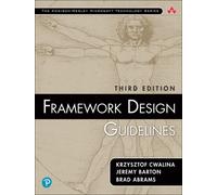FRAMEWORK DESIGN GUIDELINES by Krzysztof Cwalina Paperback Self Help Business
