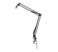 Gator Frameworks Desk-Mounted Broadcast Microphone Boom Stand for Podcasts & Recording (GFWMICBCBM1000)