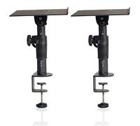 Gator Frameworks Desktop Clamp-On Studio Monitor and Speaker Stand - Set of 2 (GFWSPKSTMNDSKCMP)