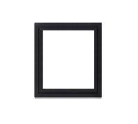 Framex Basement Window Plastic Window Interior White / Exterior Anthracite Width x Height 105 x 115 cm (1050 x 1150 mm) Double (32 mm) Rotating Tilting DIN Right
