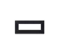 Framex Basement Window Plastic Window Interior White / Exterior Anthracite Width x Height 115 x 50 cm (1150 x 500 mm) Double (32 mm) Rotating Tilting DIN Right