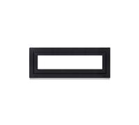 Framex Basement Window Plastic Window Interior White / Exterior Anthracite Width x Height 120 x 50 cm (1200 x 500 mm) Double (32 mm) Rotating Tilting DIN Left