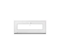 Framex Basement Window Tilting Window White 115 x 55 cm Double 32 mm (4/24/4) Window Plastic Window Width x Height (1150 x 550 mm) Function Tilt Window