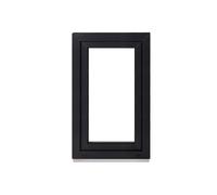 Framex Cellar Window Small Window Indoor White / Exterior Anthracite Width x Height 45 x 60 cm (450 x 600 mm) 2 Compartments (32 mm) Rotating Tilting DIN Right