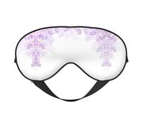 Framing Lilac Flowers in Blossom Print Sleeping Eye Cover Eyeshade for Men Women Plane Travel Nap Night Sleeping