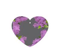 Framing Lilac Flowers In Blossom Printing 10 Pcs Car Air Freshener Hanging Sheets Scented Hanging Sheets With Rope For Home