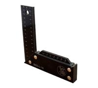 Framing Square, Carpenter Square | Multifunctional Right Angle Ruler Carpenters Tools L Squares Metal Ruler Straight Edge Tool for Carpenters Builders Craftsmen Marqua