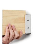Framola Extra Strong British Made Timber Rafter U Shape Bracket - One Piece Solid Steel Indoor Outdoors Rafter Brackets - Durable and Rustproof - Galvanised Steel (4" x 2")