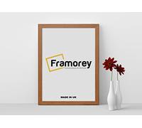 Framorey A2 Size Walnut Wooden Effect Picture/Photo Frames Size: 594x420mm / Frame Portrait Or Landscape Readymade