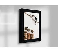 FRAMOREY Black A5 Size Frames, Wooden Shadow Deep View Picture Frames, Photo Display Frame, 210 x 148MM Wall Hanging Frames