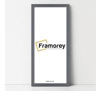 FRAMOREY Dark Grey Wood Effect Frame, Panorama Style Picture Frame, 17x9 Inch Size Wall Art Hanging Photo Frame, Home Decor Frame, Best Picture Frame For Gifts