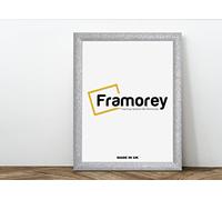 FRAMOREY Glitter Sparkle Stardust Picture Frame, 50x60 CM Size Silver Photo Frames, Wall Hanging Frames, Photo Print Frames, Home Décor Frames