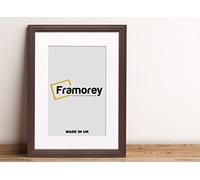 FRAMOREY LW Antique Style Photo Frames 24x18" Size Mahogany Picture Frame With 20x14" Size White Mount, Modern Art Picture Frames, Wall Hanging Poster Frame, Photo Print Frames