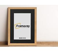 FRAMOREY LW Antique Style Photo Frames 24x18" Size Oak Picture Frame With 20x14" Size Black Mount, Modern Art Picture Frames, Wall Hanging Poster Frame, Photo Print Frames