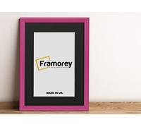 FRAMOREY LW Antique Style Photo Frames 24x20" Size Pink Picture Frame With 20x16" Size Black Mount, Modern Art Picture Frames, Wall Hanging Poster Frame, Photo Print Frames