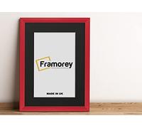 FRAMOREY LW Antique Style Photo Frames A1 Size Red Picture Frame With A2 Size Black Mount, Modern Art Picture Frames, Wall Hanging Poster Frame, Photo Print Frames