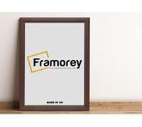 FRAMOREY Mahogany 10x6 Inch Size Picture Frame, Wall Hanging Photo Frames, LW Antique Style Print Poster Frame, Wall Hanging Frames, Home Decor Frame,
