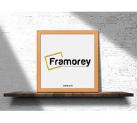 Framorey Modern Flat Beech Photo Frames 35x35 CM Size Picture Frame Free Standing and Wall Hanging Poster Frames, Premium Quality Photo Frames With an MDF Backing Board