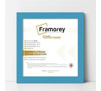 Framorey Modern Flat Blue Photo Frames 10x10 Inch Size Picture Frame Free Standing and Wall Hanging Poster Frames, Premium Quality Photo Frames With an MDF Backing Board
