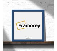 Framorey Modern Flat Blue Photo Frames 20x20 Inch Size Picture Frame Free Standing and Wall Hanging Poster Frames, Premium Quality Photo Frames With an MDF Backing Board