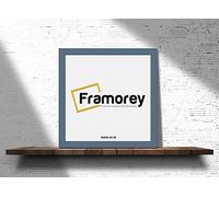 Framorey Modern Flat Dark Grey Photo Frames 4x4 Inch Size Picture Frame Free Standing and Wall Hanging Poster Frames, Premium Quality Photo Frames With an MDF Backing Board