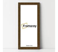 Framorey Modern Flat Dark Oak Photo Frames, 15x9 Inch Size Picture Frame, Handmade Wooden Frames, Personalized Poster Frames, Certificate Frames