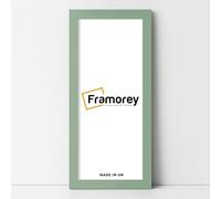 Framorey Modern Flat Green Photo Frames, 24x8 Inch Size Picture Frame, Handmade Wooden Frames, Personalized Poster Frames, Certificate Frames