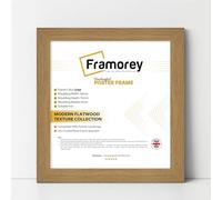 Framorey Modern Flat Oak Photo Frames 24x24 Inch Size Picture Frame Free Standing and Wall Hanging Poster Frames, Premium Quality Photo Frames With an MDF Backing Board