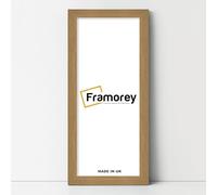 Framorey Modern Flat Oak Photo Frames, 30x8 Inch Size Picture Frame, Handmade Wooden Frames, Personalized Poster Frames, Certificate Frames