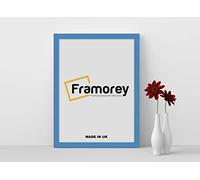 Framorey Modern Flat Picture Frames, Blue Photo Frames 12x10 Inch Size Picture Frame, Collage Photo Frames For Wall Décor, Landscape & Horizontal Poster Frames, Various Sizes