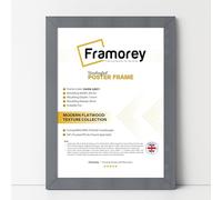 Framorey Modern Flat Picture Frames, Dark Grey Photo Frames 10x8 Inch Size Picture Frame, Collage Photo Frames For Wall Décor, Landscape & Horizontal Poster Frames, Various Sizes