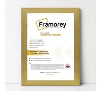 Framorey Modern Flat Picture Frames, Gold Photo Frame A5-210X148MM Size Picture Frame, Collage Photo Frames For Wall Décor, Various Sizes