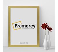 Framorey Modern Flat Picture Frames, Gold Photo Frame A6-148 X 105MM Size Picture Frame, Collage Photo Frames For Wall Décor, Various Sizes