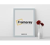 Framorey Modern Flat Picture Frames, Light Grey Photo Frames 17x12 Inch (DIN A3) Size Picture Frame, Collage Photo Frames For Wall Décor, Landscape & Horizontal Poster Frames, Various Sizes