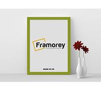 Framorey Modern Flat Picture Frames, Lime Green Photo Frames 18x14 Inch Size Picture Frame, Collage Photo Frames For Wall Décor, Landscape & Horizontal Poster Frames, Various Sizes