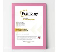 Framorey Modern Flat Picture Frames, Pink Photo Frames 40X30 Inch Size Picture Frame, Collage Photo Frames For Wall Décor, Landscape & Horizontal Poster Frames, Various Sizes