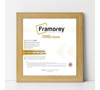 Framorey Modern Flat Pine Photo Frames 25x25 CM Size Picture Frame Free Standing and Wall Hanging Poster Frames, Premium Quality Photo Frames With an MDF Backing Board