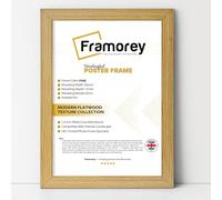 Framorey Modern Flat Pine Photo Frames, A6-148 X 105MM Size, Collage & Poster Frames For Wall Décor