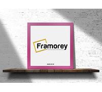 Framorey Modern Flat Pink Photo Frames 40x40 CM Size Picture Frame Free Standing and Wall Hanging Poster Frames, Premium Quality Photo Frames With an MDF Backing Board