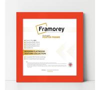 Framorey Modern Flat Red Photo Frames 9x9 Inch Size Picture Frame Free Standing and Wall Hanging Poster Frames, Premium Quality Photo Frames With an MDF Backing Board