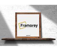 Framorey Modern Flat Rustic Oak Photo Frames 20x20 CM Size Picture Frame Free Standing and Wall Hanging Poster Frames, Premium Quality Photo Frames With an MDF Backing Board