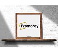 Framorey Modern Flat Rustic Oak Photo Frames 30x30 CM Size Picture Frame Free Standing and Wall Hanging Poster Frames, Premium Quality Photo Frames With an MDF Backing Board