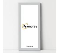Framorey Modern Flat Silver Photo Frames, 15x5 Inch Size Picture Frame, Handmade Wooden Frames, Personalized Poster Frames, Certificate Frames