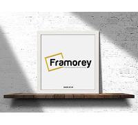 Framorey Modern Flat White Photo Frames 18x18 Inch Size Picture Frame Free Standing and Wall Hanging Poster Frames, Premium Quality Photo Frames With an MDF Backing Board